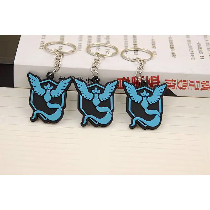 Factory wholesale promotional gifts christmas bestselling keychain go pokemon card key ring
