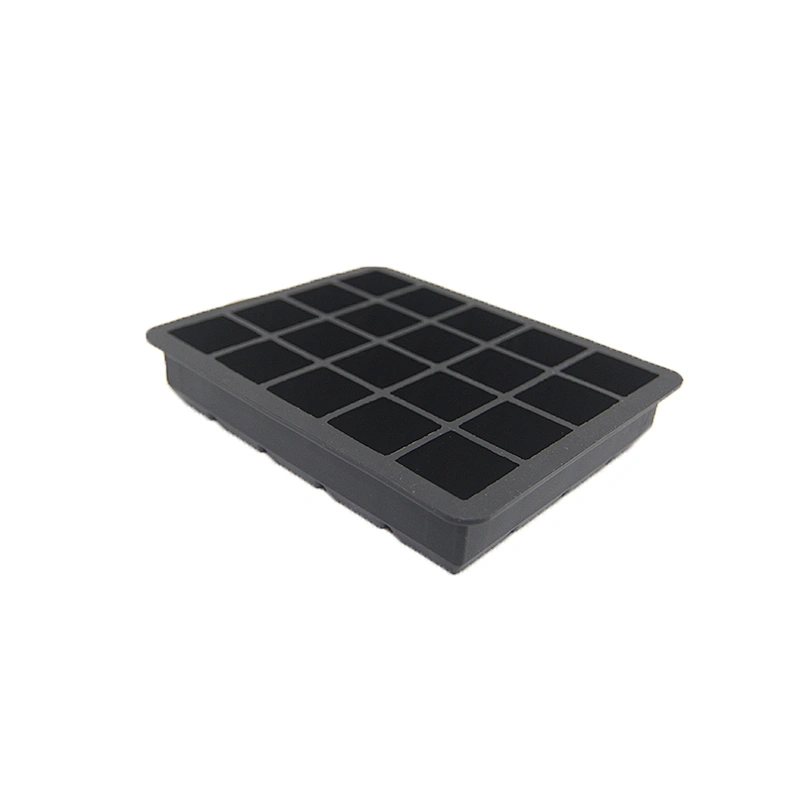 Wholesale Popular Ice Tools Perfect Size Food Grade Silicone Ice Cube Mold Tray