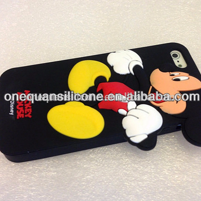 High quality 3D Minnie Mickey Mouse Silicone phone case Skin for iphone