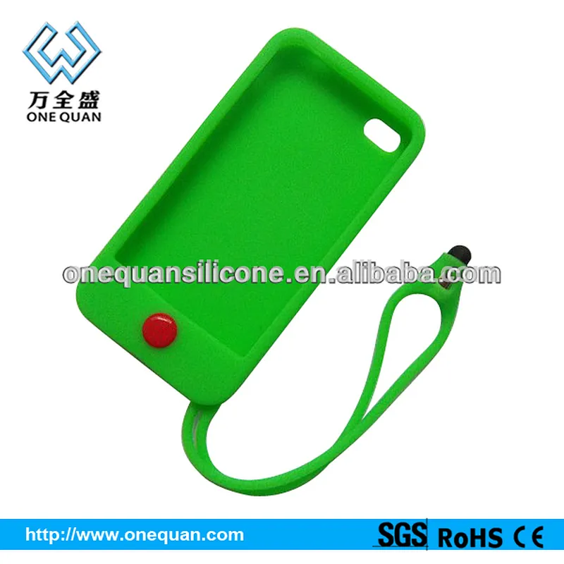 new arrival silicone protective phone case with touch pen