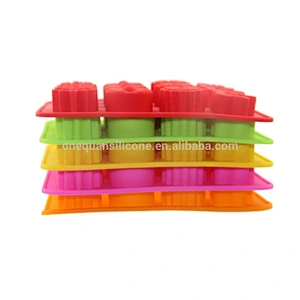 flower Shape office& school supplies Cake Muffin Silicone Cupcake Mold