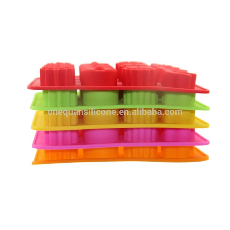 flower Shape office& school supplies Cake Muffin Silicone Cupcake Mold