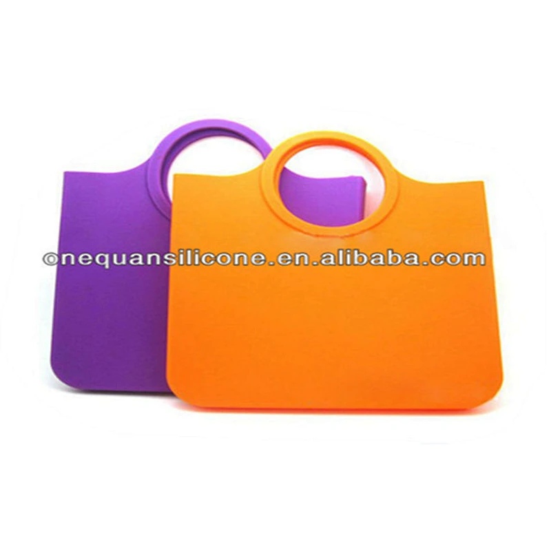 cheap fashion silicone shopping bag,shopping plastic bags