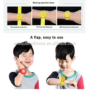 HOT selling snap silicone band mosquito repellent wristband mosquito Bracelet