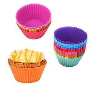 2019 Silicone Baking Cups Cupcake Liners for Making Muffin Cupcake Holders