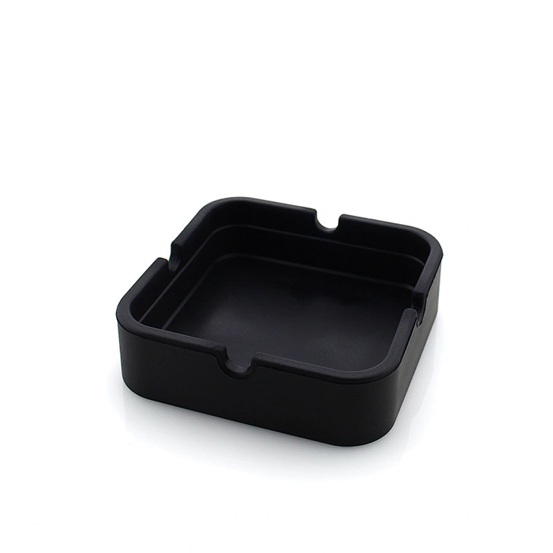Custom Logo Silicone Ashtray with  4 Cigars and Cigarettes Dual-use  Ashtray