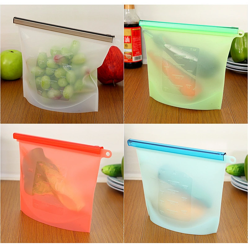 23x18 cm Silicone Insulated Freezer Bag for Travel ice Bag Storage Freezer