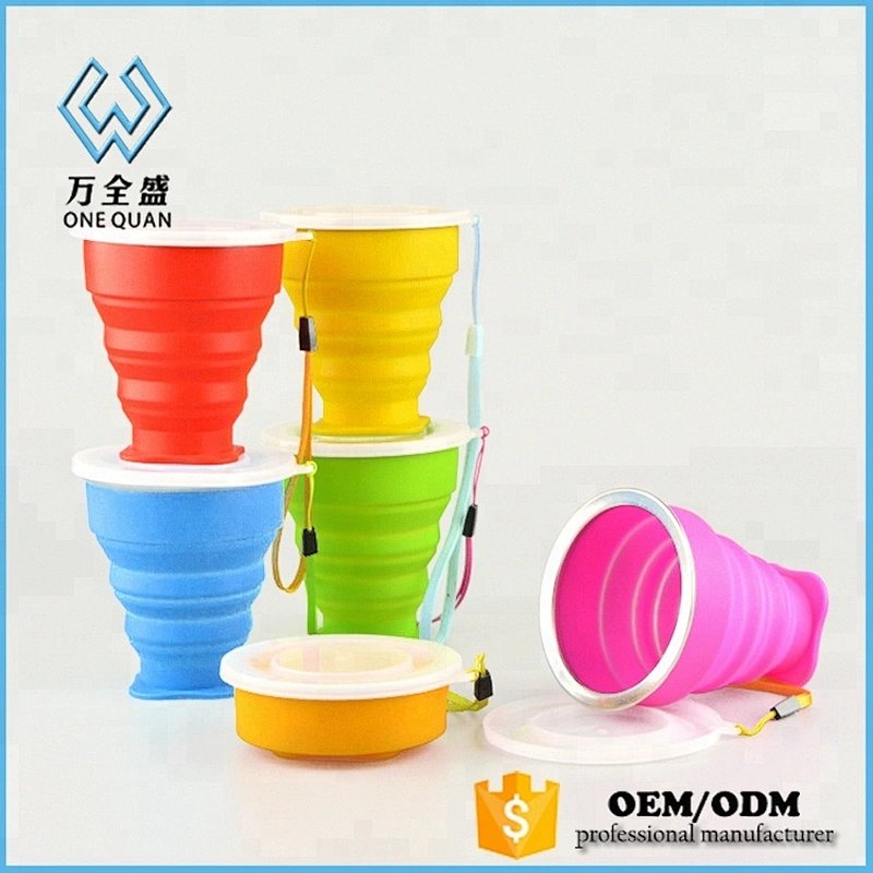 Outdoor Foldable Coffee Cup / Silicone Drinking Cup / Collapsible Travel Mugs