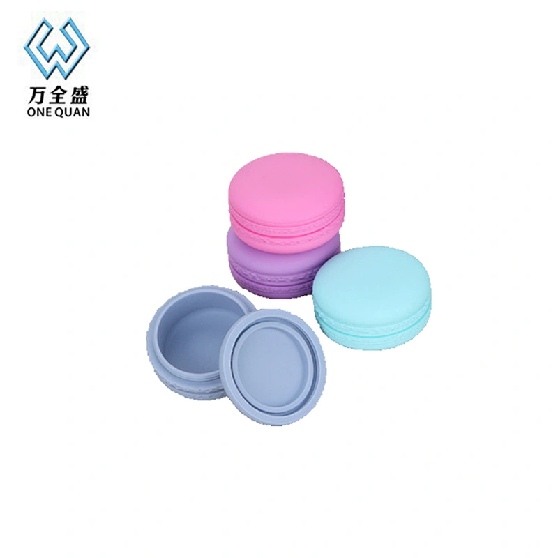 20ML Macaron Shape Silicone Cosmetic Container With Sealed Lids