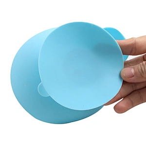 Best Baby Suction Silicone Bowl Set Includes Soft Silicone Spoon + Lid BPA Free