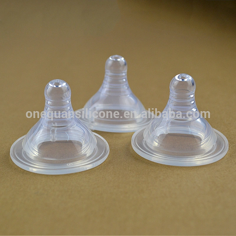 Rubber seal infant latex rubber  bpa free silicon teat for baby