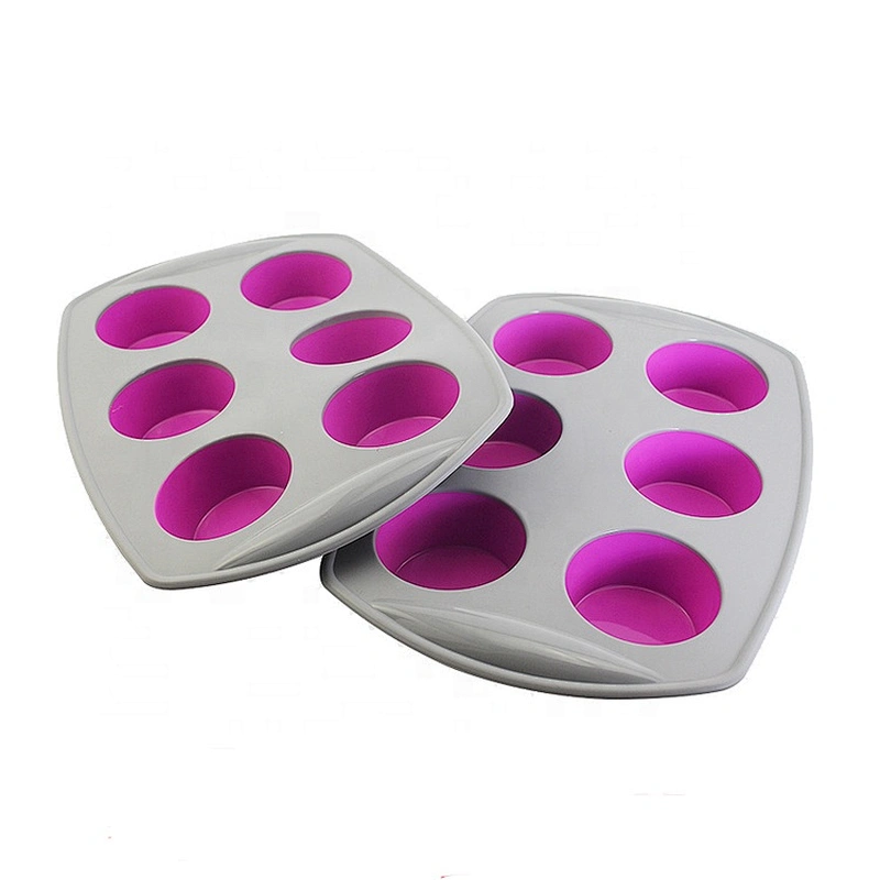 Double color silicone baking tray silicone circular baking tray