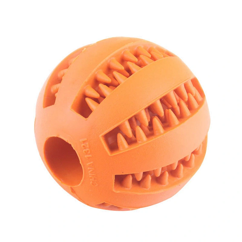 Soft Natural Bite Silicone Toys Ball for Dog Durable Strong Teeth Chewing Toy