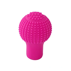 Car Vehicle Round Black Silicone Nonslip Lever universal elastic size Gear Shift Knob Cover