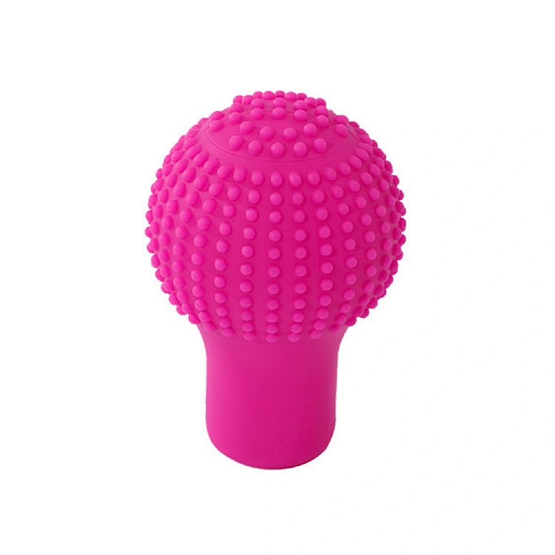 Car Vehicle Round Black Silicone Nonslip Lever universal elastic size Gear Shift Knob Cover