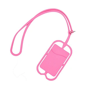 Custom Silicon Wallet Cell Phone Card Holder Case for Credit Card