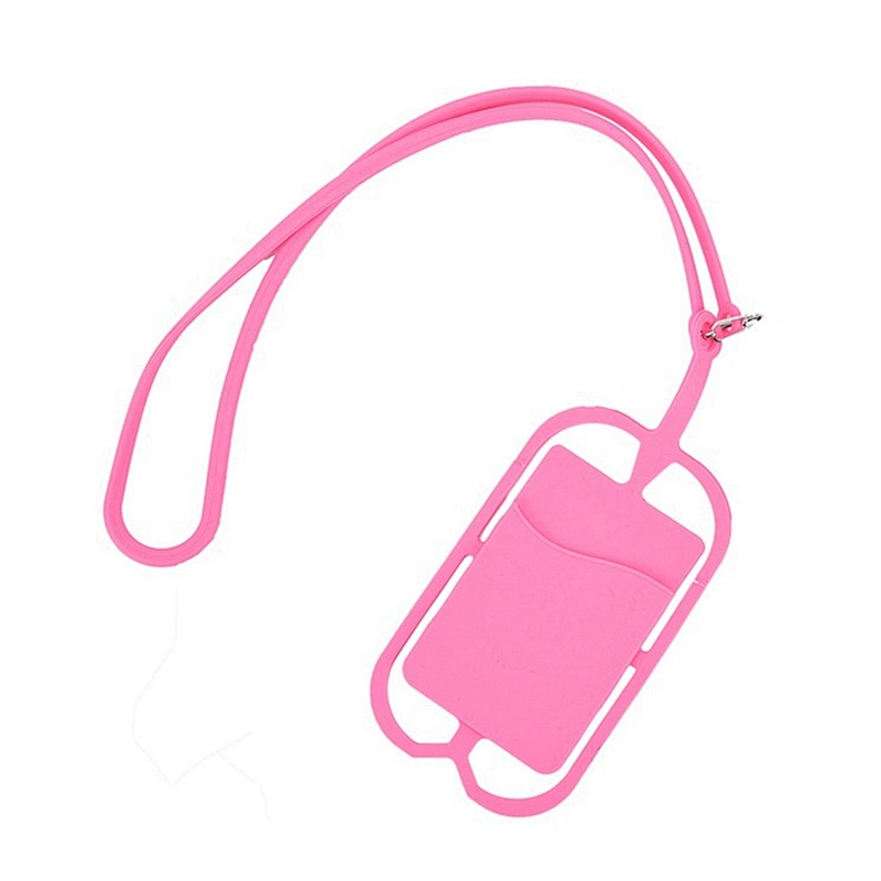 Custom Silicon Wallet Cell Phone Card Holder Case for Credit Card