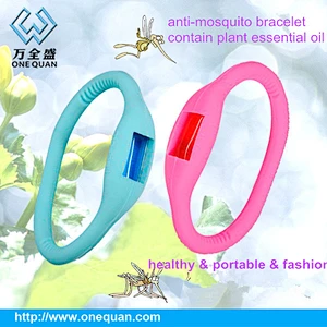 2019 Popular Wholesale Natural Silicone Mosquito Repellent Bracelet For Kids
