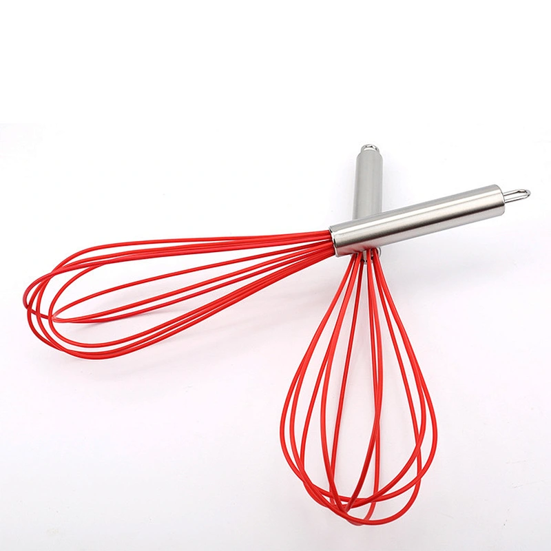 Wholesale Kitchen Non-Stick Manual Silicone Egg Beater Egg Whisk