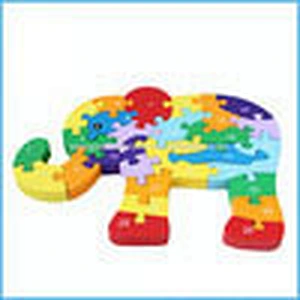 Silicone Factory Creative Kids DIY 3D Puzzle Giraffe Animal Toy