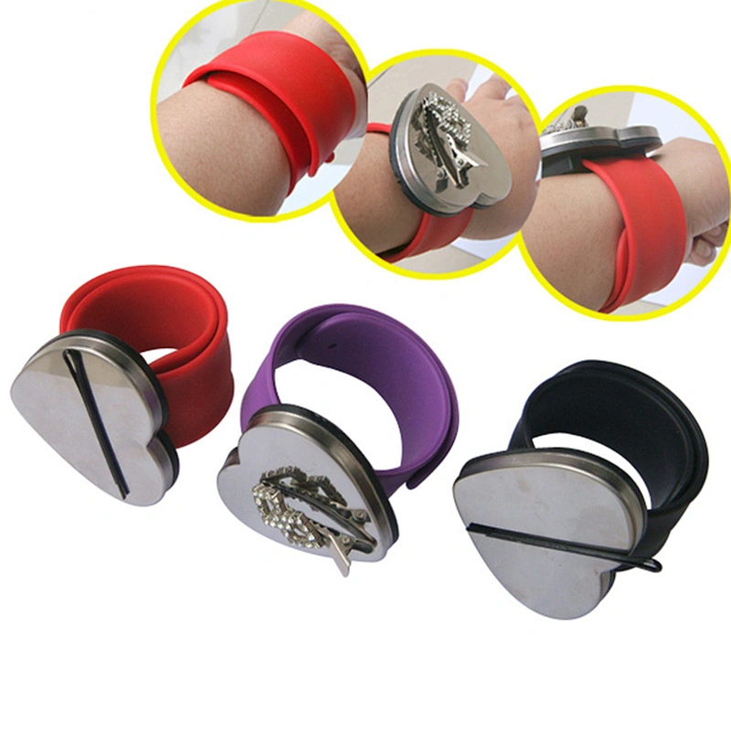 Wholesale DIY Heart Shape Custom Logo Magnet Clasp Wristband Tool