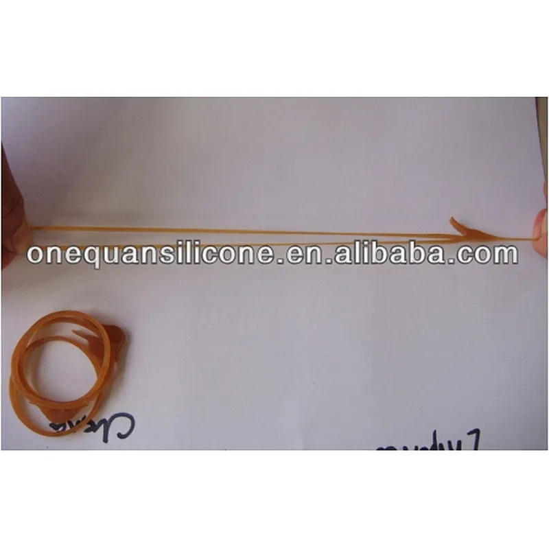 cheap durable anchor shape brown rubber band