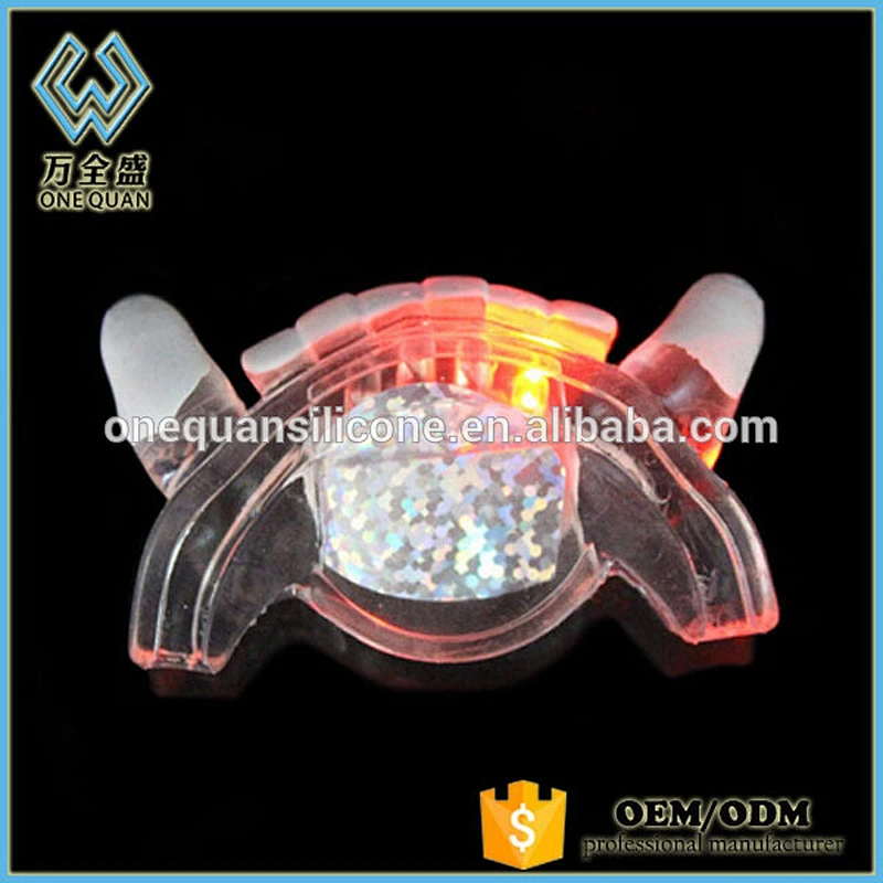 Halloween Led Glow Mouth Guard,Light Up Teeth Braces
