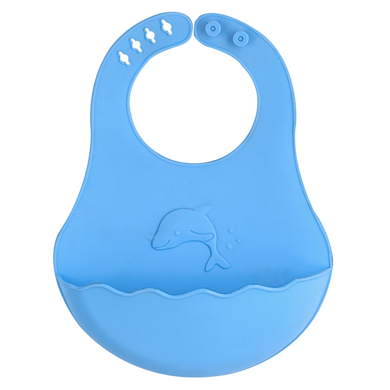 Silicone Baby Bibs For Boys and Girls Premium Quality Organic Comfortable Adjustable Dishwasher Safe