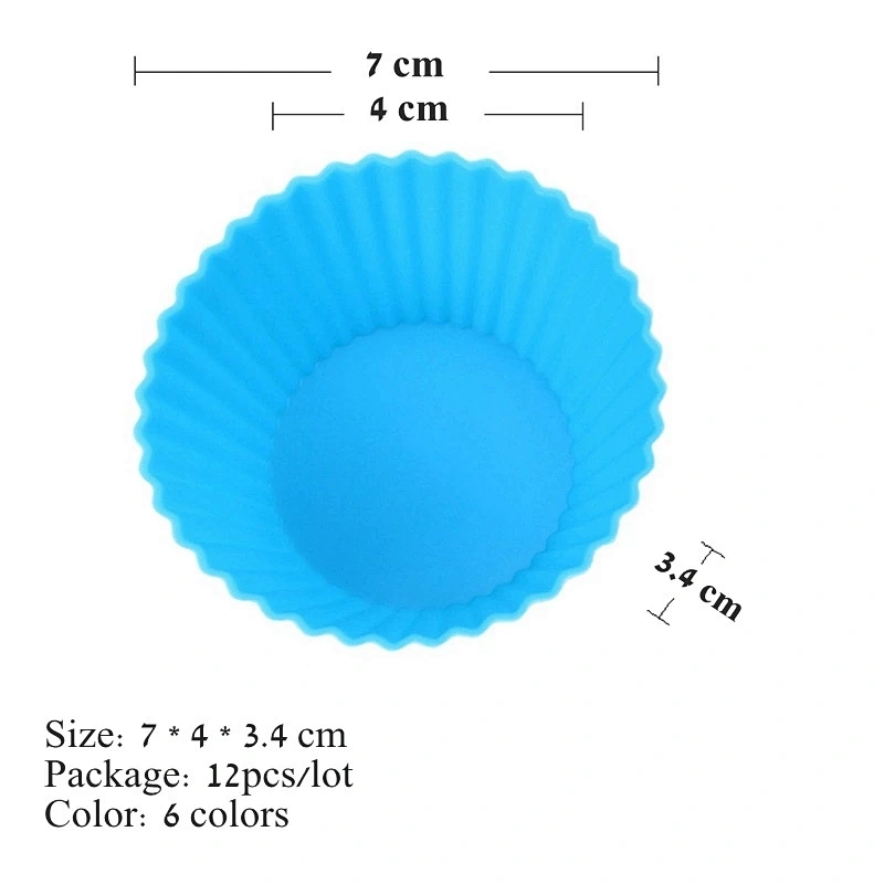 new silicone mini cupcake baking tray molds cups