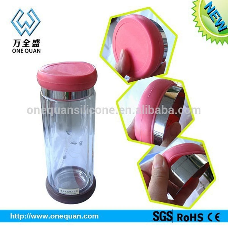 Factory wholesale reusable food-grade silicone cup saucer coffee cup saucer
