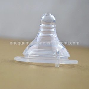 Rubber seal infant latex rubber  bpa free silicon teat for baby