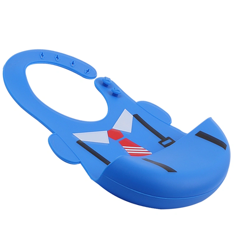 Waterproof Baby Silicone Soft bib for baby food grade silicone baby bib