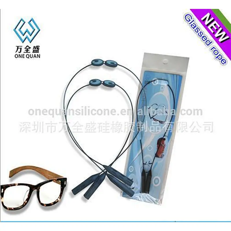 Onequan adjustable silicon glasses cord for people