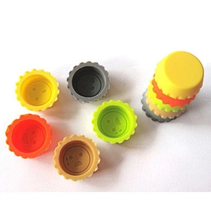 2*1cm bottle stopper wine stoppers wine preserver custom silicon rubber beer caps