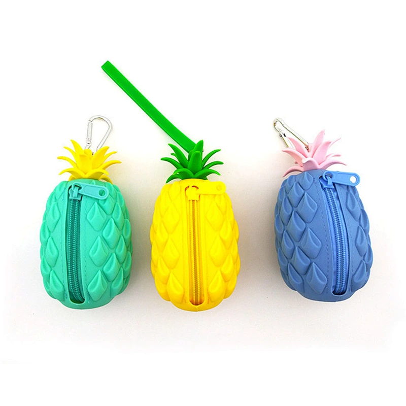 Cartoon Coin Purse Silicone Small Wallet with Zipper