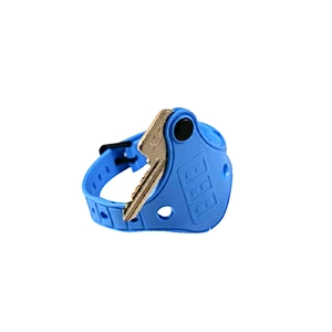Wholesale Silicone Key Ring Bracelet with Lock