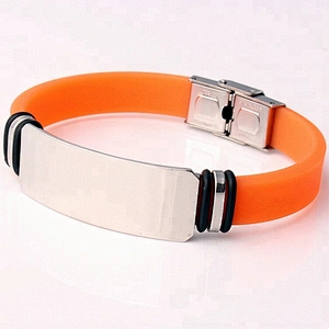 Soft Silicone Rubber Strap Watchband Replacement Stainless Steel Fold Over Clasp Sport Divers