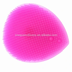 silicon rubber brushes silicone face massage brush