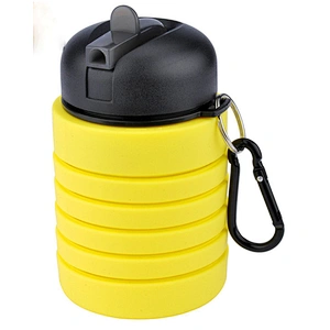 Rollable collapsible hot sport water bottle for kids