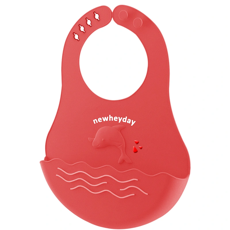 Factory Wholesale Waterproof Baby Bibs for Feeding Kids Silicone Bibs