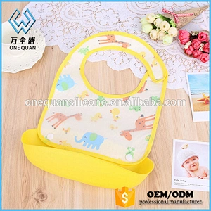 Wholesale Price PEVA Waterproof Bib for Baby