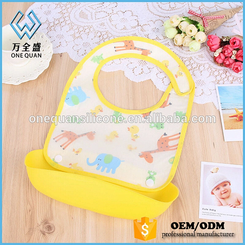 Wholesale Price PEVA Waterproof Bib for Baby
