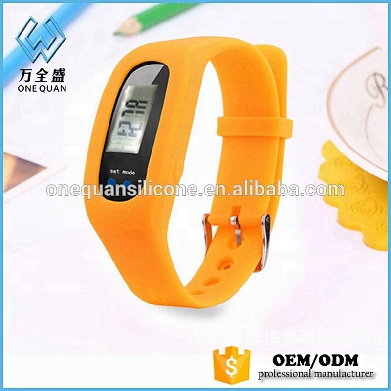 Eco-friendly Material Fashion Adjustable Waterproof Silicone Watch