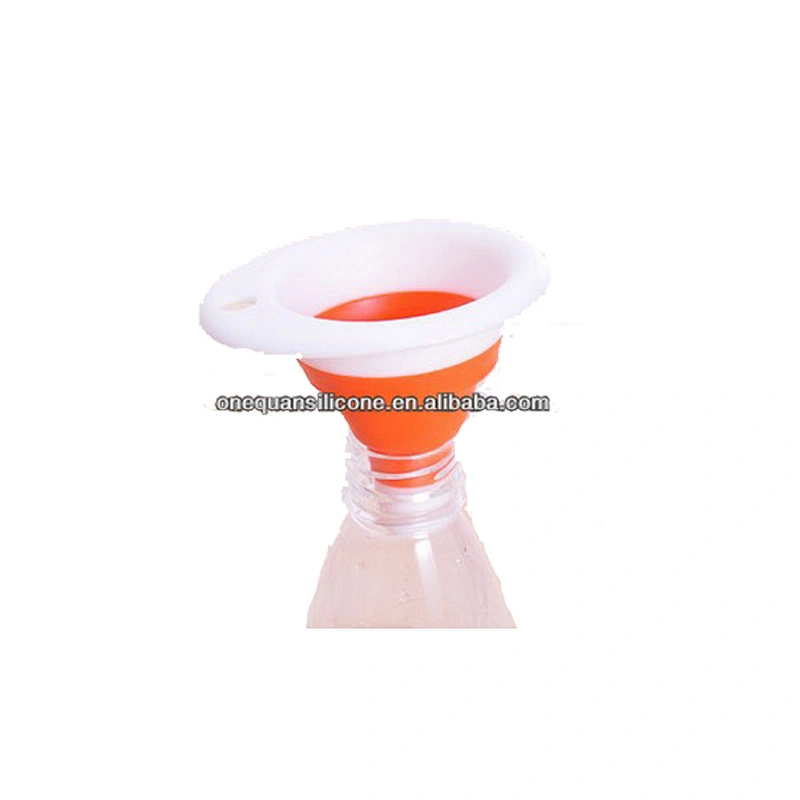 Custom FDA silicone funnel collapsible silicone funnel silicone rubber funnel