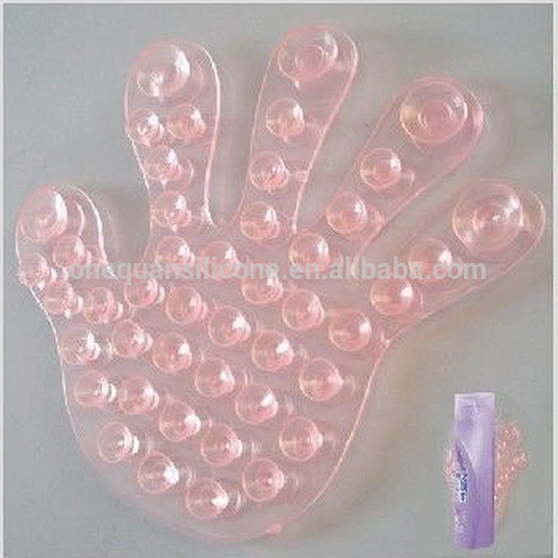 Functional anti slip suction mat for bathroom