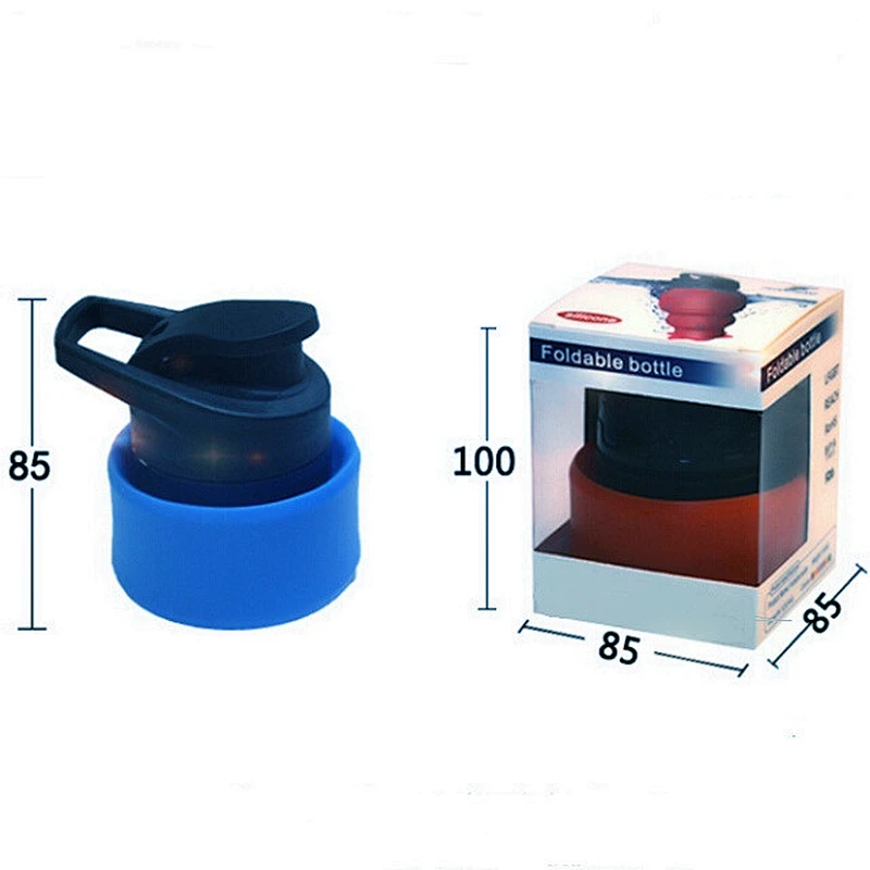 530ml silicone water bottle