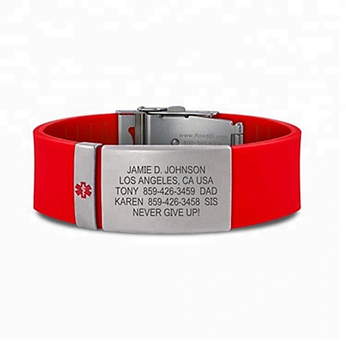 2020 New Adjustable Silicone Metal Bracelets Factory Price With High Quality