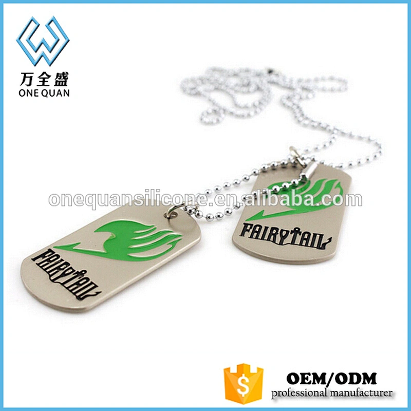 Low Price Metal Brass Blank Pet Dog Tags With Ball Chain