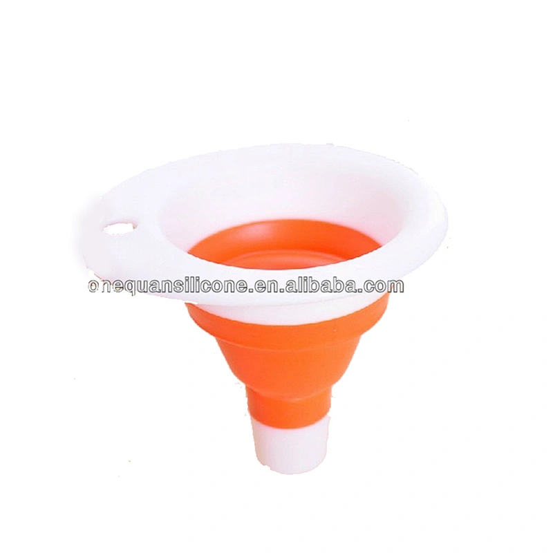 Custom FDA silicone funnel collapsible silicone funnel silicone rubber funnel