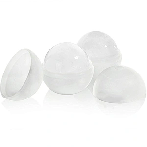 Factory Direct Sale Ball Shape Custom Ice Cube Tray with Cover 3D Ice Tray Cake Mold